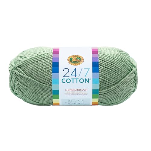 Lion Marke Garn Company Baumwolle Garn, 100% Baumwolle, Mint von Lion Brand Yarn