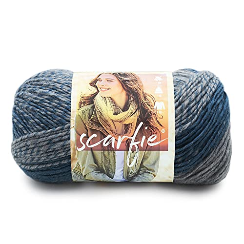 Scarfie Yarn-Teal & Silver von Lion