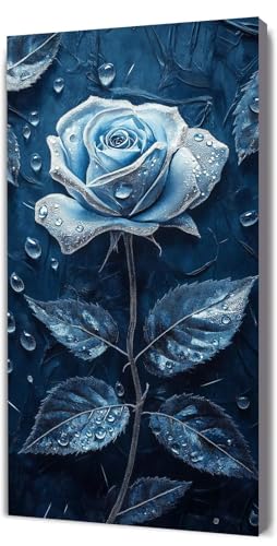 Malen Nach Zahlen Erwachsene Blau Rose, DIY Handgemalt Malen Nach Zahlen, mit Leinwand Pinseln Acrylpigment, Paint by Numbers Adult Kinde Anfänger, für Geschenke und Home Haus Deko, 35x70cm D-302 Malen Nach Zahlen Erwachsene Blau Rose, DIY Handgemalt Malen Nach Zahlen, mit Leinwand Pinseln Acrylpigment, Paint by Numbers Adult Kinde Anfänger, für Geschenke und Home Haus Deko, 35x70cm D-302 von Lionhai