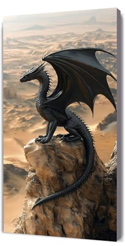 Malen Nach Zahlen Erwachsene Drachen Wüste, Malen Nach Zahlen Kinder ab 7, DIY Digitales Ölgemälde Set auf Leinwand Mit 3 Bürsten Pinseln und Hochwertig Acrylpigment, für Zuhause Dekor 20x40cm D-319 Malen Nach Zahlen Erwachsene Drachen Wüste, Malen Nach Zahlen Kinder ab 7, DIY Digitales Ölgemälde Set auf Leinwand Mit 3 Bürsten Pinseln und Hochwertig Acrylpigment, für Zuhause Dekor 20x40cm D-319 von Lionhai