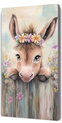 Malen Nach Zahlen Erwachsene Esel Blume, Malen Nach Zahlen Kinder ab 7, DIY Digitales Ölgemälde Set auf Leinwand Mit 3 Bürsten Pinseln und Hochwertig Acrylpigment, für Zuhause Dekor 30x60cm D-367 Malen Nach Zahlen Erwachsene Esel Blume, Malen Nach Zahlen Kinder ab 7, DIY Digitales Ölgemälde Set auf Leinwand Mit 3 Bürsten Pinseln und Hochwertig Acrylpigment, für Zuhause Dekor 30x60cm D-367 von Lionhai
