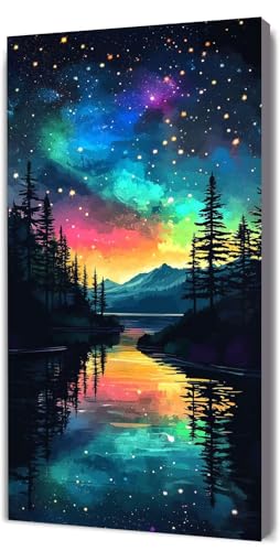 Malen Nach Zahlen Erwachsene Farbe Aurora, Malen Nach Zahlen Kinder ab 7, DIY Digitales Ölgemälde Set auf Leinwand Mit 3 Bürsten Pinseln und Hochwertig Acrylpigment, für Zuhause Dekor 60x120cm D-15 Malen Nach Zahlen Erwachsene Farbe Aurora, Malen Nach Zahlen Kinder ab 7, DIY Digitales Ölgemälde Set auf Leinwand Mit 3 Bürsten Pinseln und Hochwertig Acrylpigment, für Zuhause Dekor 60x120cm D-15 von Lionhai