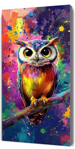 Malen Nach Zahlen Erwachsene Farbe Eule, Malen Nach Zahlen Kinder ab 7, DIY Digitales Ölgemälde Set auf Leinwand Mit 3 Bürsten Pinseln und Hochwertig Acrylpigment, für Zuhause Dekor 60x120cm D-23 Malen Nach Zahlen Erwachsene Farbe Eule, Malen Nach Zahlen Kinder ab 7, DIY Digitales Ölgemälde Set auf Leinwand Mit 3 Bürsten Pinseln und Hochwertig Acrylpigment, für Zuhause Dekor 60x120cm D-23 von Lionhai