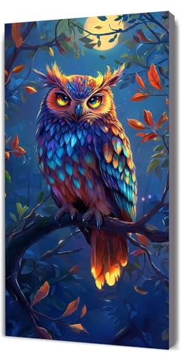 Malen Nach Zahlen Erwachsene Farbe Eule, Malen Nach Zahlen Kinder ab 7, DIY Digitales Ölgemälde Set auf Leinwand Mit 3 Bürsten Pinseln und Hochwertig Acrylpigment, für Zuhause Dekor 80x160cm D-22 Malen Nach Zahlen Erwachsene Farbe Eule, Malen Nach Zahlen Kinder ab 7, DIY Digitales Ölgemälde Set auf Leinwand Mit 3 Bürsten Pinseln und Hochwertig Acrylpigment, für Zuhause Dekor 80x160cm D-22 von Lionhai