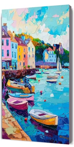 Malen Nach Zahlen Erwachsene Farbe Kleine Stadt, Malen Nach Zahlen Kinder ab 7, DIY Digitales Ölgemälde Set auf Leinwand Mit 3 Bürsten Pinseln und Hochwertig Acrylpigment, Zuhause Dekor 80x160cm D-34 Malen Nach Zahlen Erwachsene Farbe Kleine Stadt, Malen Nach Zahlen Kinder ab 7, DIY Digitales Ölgemälde Set auf Leinwand Mit 3 Bürsten Pinseln und Hochwertig Acrylpigment, Zuhause Dekor 80x160cm D-34 von Lionhai