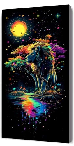 Malen Nach Zahlen Erwachsene Farbe Löwe, Malen Nach Zahlen Kinder ab 7, DIY Digitales Ölgemälde Set auf Leinwand Mit 3 Bürsten Pinseln und Hochwertig Acrylpigment, für Zuhause Dekor 80x160cm D-30 Malen Nach Zahlen Erwachsene Farbe Löwe, Malen Nach Zahlen Kinder ab 7, DIY Digitales Ölgemälde Set auf Leinwand Mit 3 Bürsten Pinseln und Hochwertig Acrylpigment, für Zuhause Dekor 80x160cm D-30 von Lionhai