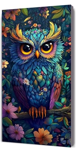 Malen Nach Zahlen Erwachsene Karikatur Eule, Malen Nach Zahlen Kinder ab 7, DIY Digitales Ölgemälde Set auf Leinwand Mit 3 Bürsten Pinseln und Hochwertig Acrylpigment, für Zuhause Dekor 30x60cm D-271 Malen Nach Zahlen Erwachsene Karikatur Eule, Malen Nach Zahlen Kinder ab 7, DIY Digitales Ölgemälde Set auf Leinwand Mit 3 Bürsten Pinseln und Hochwertig Acrylpigment, für Zuhause Dekor 30x60cm D-271 von Lionhai