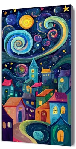 Malen Nach Zahlen Erwachsene Karikatur Sternenhimmel, Malen Nach Zahlen Kinder ab 7, DIY Digitales Ölgemälde Set auf Leinwand Mit 3 Bürsten Pinseln und Hochwertig Acrylpigment, Dekor 40x80cm D-275 Malen Nach Zahlen Erwachsene Karikatur Sternenhimmel, Malen Nach Zahlen Kinder ab 7, DIY Digitales Ölgemälde Set auf Leinwand Mit 3 Bürsten Pinseln und Hochwertig Acrylpigment, Dekor 40x80cm D-275 von Lionhai