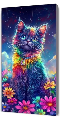 Malen Nach Zahlen Erwachsene Katze Farbe, DIY Handgemalt Malen Nach Zahlen, mit Leinwand Pinseln Acrylpigment, Paint by Numbers Adult Kinde Anfänger, für Geschenke und Home Haus Deko, 90x180cm D-341 Malen Nach Zahlen Erwachsene Katze Farbe, DIY Handgemalt Malen Nach Zahlen, mit Leinwand Pinseln Acrylpigment, Paint by Numbers Adult Kinde Anfänger, für Geschenke und Home Haus Deko, 90x180cm D-341 von Lionhai