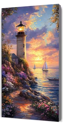 Malen Nach Zahlen Erwachsene Leuchtturm Strand, DIY Handgemalt Malen Nach Zahlen, mit Leinwand Pinseln Acrylpigment, Paint by Numbers Adult Kinde Anfänger, für Geschenke Home Haus Deko, 70x140cm D-53 Malen Nach Zahlen Erwachsene Leuchtturm Strand, DIY Handgemalt Malen Nach Zahlen, mit Leinwand Pinseln Acrylpigment, Paint by Numbers Adult Kinde Anfänger, für Geschenke Home Haus Deko, 70x140cm D-53 von Lionhai