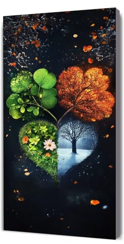 Malen Nach Zahlen Erwachsene Liebe Vier Jahreszeiten Baum, DIY Handgemalt Malen Nach Zahlen, mit Leinwand Pinseln Acrylpigment, Paint by Numbers Kinde, für Geschenke Home Haus Deko, 70x140cm D-4 Malen Nach Zahlen Erwachsene Liebe Vier Jahreszeiten Baum, DIY Handgemalt Malen Nach Zahlen, mit Leinwand Pinseln Acrylpigment, Paint by Numbers Kinde, für Geschenke Home Haus Deko, 70x140cm D-4 von Lionhai