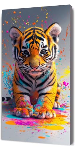 Malen Nach Zahlen Erwachsene Niedlich Tiger, DIY Handgemalt Malen Nach Zahlen, mit Leinwand Pinseln Acrylpigment, Paint by Numbers Adult Kinde Anfänger, für Geschenke und Home Haus Deko, 35x70cm D-286 Malen Nach Zahlen Erwachsene Niedlich Tiger, DIY Handgemalt Malen Nach Zahlen, mit Leinwand Pinseln Acrylpigment, Paint by Numbers Adult Kinde Anfänger, für Geschenke und Home Haus Deko, 35x70cm D-286 von Lionhai