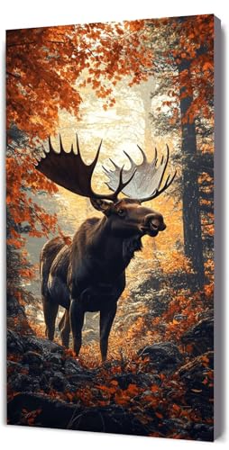 Malen Nach Zahlen Erwachsene Reh Ahornblatt, DIY Handgemalt Malen Nach Zahlen, mit Leinwand Pinseln Acrylpigment, Paint by Numbers Adult Kinde Anfänger, für Geschenke und Home Haus Deko, 35x70cm D-321 Malen Nach Zahlen Erwachsene Reh Ahornblatt, DIY Handgemalt Malen Nach Zahlen, mit Leinwand Pinseln Acrylpigment, Paint by Numbers Adult Kinde Anfänger, für Geschenke und Home Haus Deko, 35x70cm D-321 von Lionhai