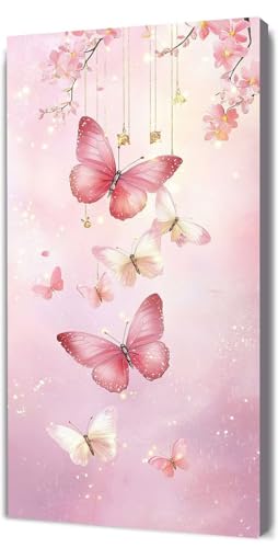 Malen Nach Zahlen Erwachsene Rosa Schmetterling, Malen Nach Zahlen Kinder ab 7, DIY Digitales Ölgemälde Set auf Leinwand Mit 3 Bürsten Pinseln und Hochwertig Acrylpigment, Zuhause Dekor 60x120cm D-64 Malen Nach Zahlen Erwachsene Rosa Schmetterling, Malen Nach Zahlen Kinder ab 7, DIY Digitales Ölgemälde Set auf Leinwand Mit 3 Bürsten Pinseln und Hochwertig Acrylpigment, Zuhause Dekor 60x120cm D-64 von Lionhai