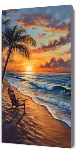 Malen Nach Zahlen Erwachsene Sonnenuntergang Strand, Malen Nach Zahlen Kinder ab 7, DIY Digitales Ölgemälde Set auf Leinwand Mit 3 Bürsten Pinseln und Hochwertig Acrylpigment, Dekor 20x40cm D-328 Malen Nach Zahlen Erwachsene Sonnenuntergang Strand, Malen Nach Zahlen Kinder ab 7, DIY Digitales Ölgemälde Set auf Leinwand Mit 3 Bürsten Pinseln und Hochwertig Acrylpigment, Dekor 20x40cm D-328 von Lionhai
