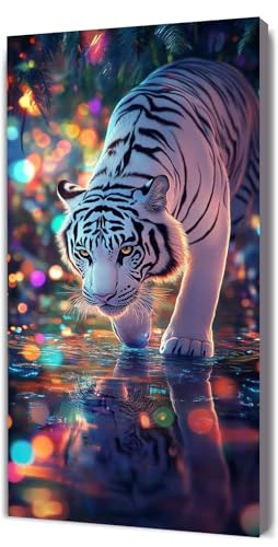 Malen Nach Zahlen Erwachsene Tiger Sternenhimmel, Malen Nach Zahlen Kinder ab 7, DIY Digitales Ölgemälde Set auf Leinwand Mit 3 Bürsten Pinseln und Hochwertig Acrylpigment, Zuhause Dekor 20x40cm D-310 Malen Nach Zahlen Erwachsene Tiger Sternenhimmel, Malen Nach Zahlen Kinder ab 7, DIY Digitales Ölgemälde Set auf Leinwand Mit 3 Bürsten Pinseln und Hochwertig Acrylpigment, Zuhause Dekor 20x40cm D-310 von Lionhai