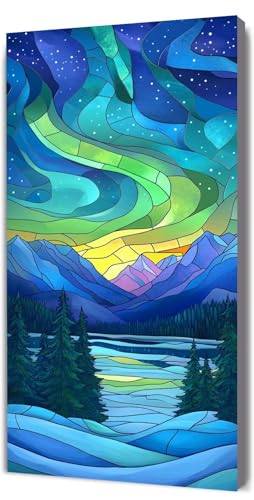 Malen Nach Zahlen Erwachsene Traum Aurora, Malen Nach Zahlen Kinder ab 7, DIY Digitales Ölgemälde Set auf Leinwand Mit 3 Bürsten Pinseln und Hochwertig Acrylpigment, für Zuhause Dekor 40x80cm D-402 Malen Nach Zahlen Erwachsene Traum Aurora, Malen Nach Zahlen Kinder ab 7, DIY Digitales Ölgemälde Set auf Leinwand Mit 3 Bürsten Pinseln und Hochwertig Acrylpigment, für Zuhause Dekor 40x80cm D-402 von Lionhai