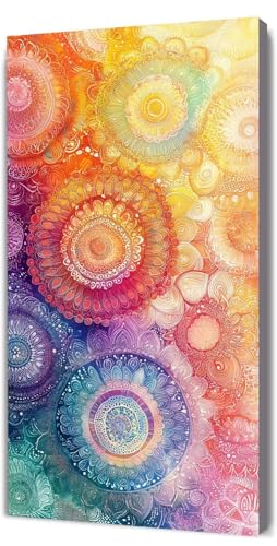 Malen Nach Zahlen Erwachsene Traum Mandala, Malen Nach Zahlen Kinder ab 7, DIY Digitales Ölgemälde Set auf Leinwand Mit 3 Bürsten Pinseln und Hochwertig Acrylpigment, für Zuhause Dekor 40x80cm D-411 Malen Nach Zahlen Erwachsene Traum Mandala, Malen Nach Zahlen Kinder ab 7, DIY Digitales Ölgemälde Set auf Leinwand Mit 3 Bürsten Pinseln und Hochwertig Acrylpigment, für Zuhause Dekor 40x80cm D-411 von Lionhai