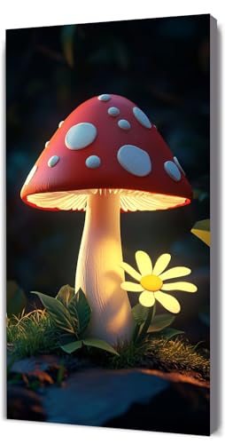 Malen Nach Zahlen Erwachsene Traum Pilz, Malen Nach Zahlen Kinder ab 7, DIY Digitales Ölgemälde Set auf Leinwand Mit 3 Bürsten Pinseln und Hochwertig Acrylpigment, für Zuhause Dekor 40x80cm D-414 Malen Nach Zahlen Erwachsene Traum Pilz, Malen Nach Zahlen Kinder ab 7, DIY Digitales Ölgemälde Set auf Leinwand Mit 3 Bürsten Pinseln und Hochwertig Acrylpigment, für Zuhause Dekor 40x80cm D-414 von Lionhai
