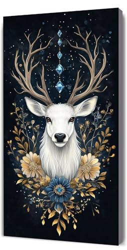 Malen Nach Zahlen Erwachsene Traum Reh, Malen Nach Zahlen Kinder ab 7, DIY Digitales Ölgemälde Set auf Leinwand Mit 3 Bürsten Pinseln und Hochwertig Acrylpigment, für Zuhause Dekor 30x60cm D-410 Malen Nach Zahlen Erwachsene Traum Reh, Malen Nach Zahlen Kinder ab 7, DIY Digitales Ölgemälde Set auf Leinwand Mit 3 Bürsten Pinseln und Hochwertig Acrylpigment, für Zuhause Dekor 30x60cm D-410 von Lionhai