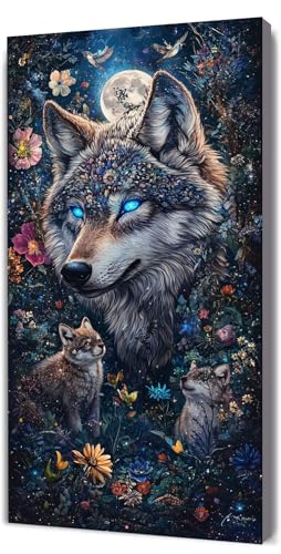 Malen Nach Zahlen Erwachsene Wolf Niedlich, DIY Handgemalt Malen Nach Zahlen, mit Leinwand Pinseln Acrylpigment, Paint by Numbers Adult Kinde Anfänger, für Geschenke und Home Haus Deko, 35x70cm D-304 Malen Nach Zahlen Erwachsene Wolf Niedlich, DIY Handgemalt Malen Nach Zahlen, mit Leinwand Pinseln Acrylpigment, Paint by Numbers Adult Kinde Anfänger, für Geschenke und Home Haus Deko, 35x70cm D-304 von Lionhai