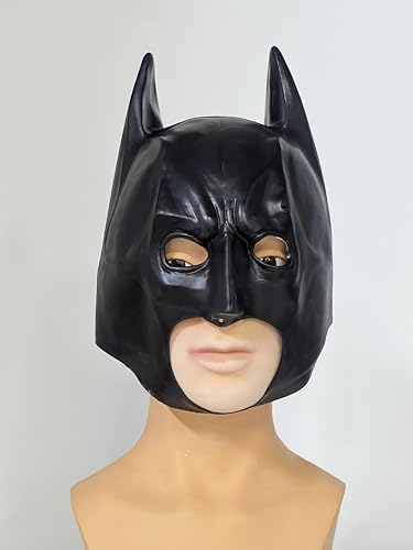 LipSki Batman-Maske für Erwachsene, Fledermaushelm, Haube, Superheld, Cosplay, Kostüm, Requisiten, Dark Knight Batman, Kopfbedeckung für Halloween LipSki Batman-Maske für Erwachsene, Fledermaushelm, Haube, Superheld, Cosplay, Kostüm, Requisiten, Dark Knight Batman, Kopfbedeckung für Halloween von LipSki