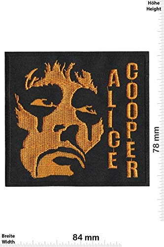 Alice Cooper Gold Aufnäher Besticktes Patch zum Aufbügeln Applique Alice Cooper Gold Aufnäher Besticktes Patch zum Aufbügeln Applique von LipaLipaNa