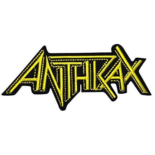 Anthrax Heavy Metal Aufnäher Besticktes Patch zum Aufbügeln Applique Souvenir Zubehör von LipaLipaNa