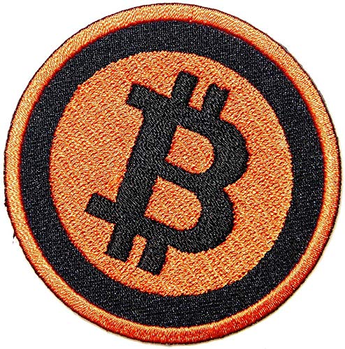 BTC Bitcoin Münze Cryptocurrency Logo Patch Nähen Eisen auf Embroiderd Applique Collection Tuch Abzeichen Applique Souvenir Zubehör von LipaLipaNa