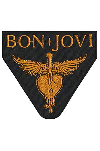 Bon Jovi Gold Aufnäher Besticktes Patch zum Aufbügeln Applique Bon Jovi Gold Aufnäher Besticktes Patch zum Aufbügeln Applique von LipaLipaNa