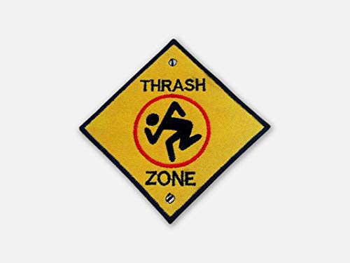DRI Thrash Zone gestickter Patch Thrash MetalCrossover-Band Applique Souvenir Zubehör von LipaLipaNa