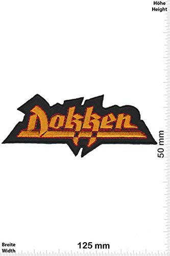 Dokken - Glam-Metal-Band Aufnäher Besticktes Patch zum Aufbügeln Applique Souvenir Zubehör von LipaLipaNa