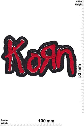 Korn Metalband Red Font Aufnäher Besticktes Patch zum Aufbügeln Applique Korn Metalband Red Font Aufnäher Besticktes Patch zum Aufbügeln Applique von LipaLipaNa