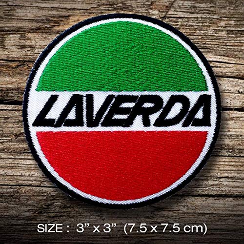 LAVERDA Sports Motorcycles Cafe Racer Aufnäher Besticktes Patch zum Aufbügeln Applique Souvenir Zubehör von LipaLipaNa