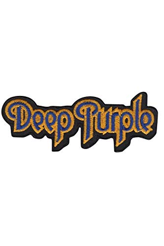 Deep Purple Blue Gold Aufnäher Besticktes Patch zum Aufbügeln Applique von LipaLipaNa