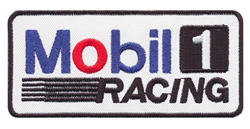 MOBIL 1 Racing Team Motorsport Öl Formel 1 F1 Racing Race Jacke T-Shirt Polo Patch zum Aufbügeln aufgestickter Applikationen Andenkenzubehör von LipaLipaNa