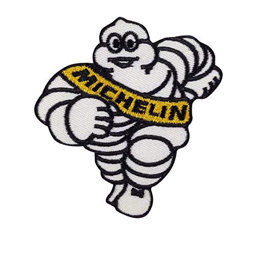 MICHELIN Bibendum Lucky Racing MOTORSPORT Aufnäher Besticktes Patch zum Aufbügeln Applique Souvenir Zubehör von LipaLipaNa