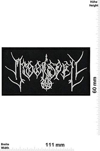 LipaLipaNa Moonspell Metal Band Round Aufnäher Besticktes Patch zum Aufbügeln Applique von LipaLipaNa