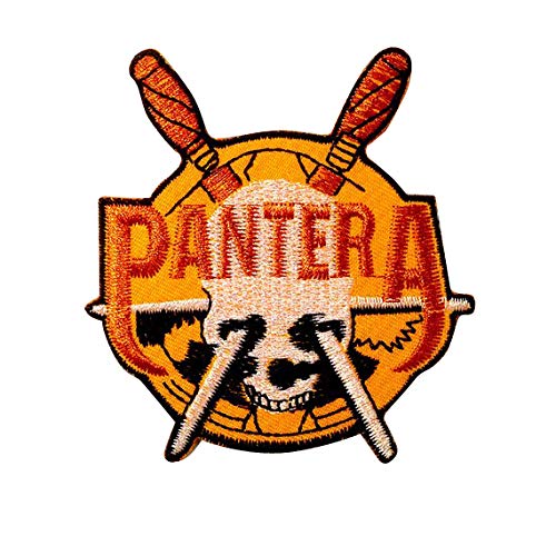 LipaLipaNa Pantera Heavy Metal Aufnäher Besticktes Patch zum Aufbügeln Applique Souvenir Zubehör von LipaLipaNa
