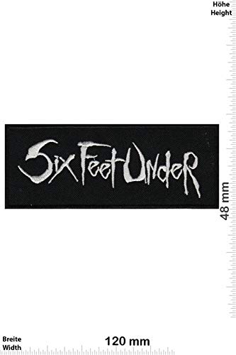 LipaLipaNa Six Feet Under Death Metal Band Aufnäher Besticktes Patch zum Aufbügeln Applique von LipaLipaNa