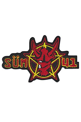 LipaLipaNa Sum 41 Suem Rock Band Aufnäher Besticktes Patch zum Aufbügeln Applique von LipaLipaNa