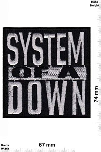 LipaLipaNa System of A Down Silver Silber Aufnäher Besticktes Patch zum Aufbügeln Applique LipaLipaNa System of A Down Silver Silber Aufnäher Besticktes Patch zum Aufbügeln Applique von LipaLipaNa