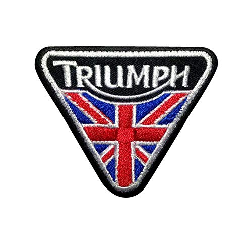 LipaLipaNa Triumph Racing Motorcycles Aufnäher Besticktes Patch zum Aufbügeln Applique Souvenir Zubehör von LipaLipaNa