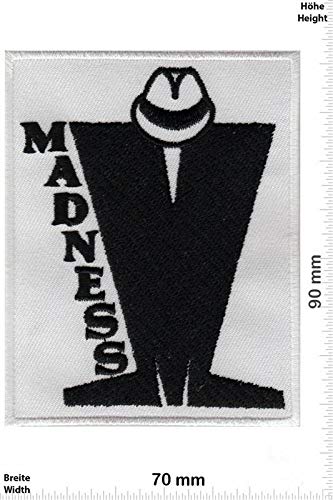 Madnness Madness - Ska-Band Aufnäher Besticktes Patch zum Aufbügeln Applique Souvenir Zubehör von LipaLipaNa