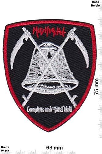 Midnight Complete And Totel Hell Metal Ba Aufnäher Besticktes Patch zum Aufbügeln Applique Midnight Complete And Totel Hell Metal Ba Aufnäher Besticktes Patch zum Aufbügeln Applique von LipaLipaNa