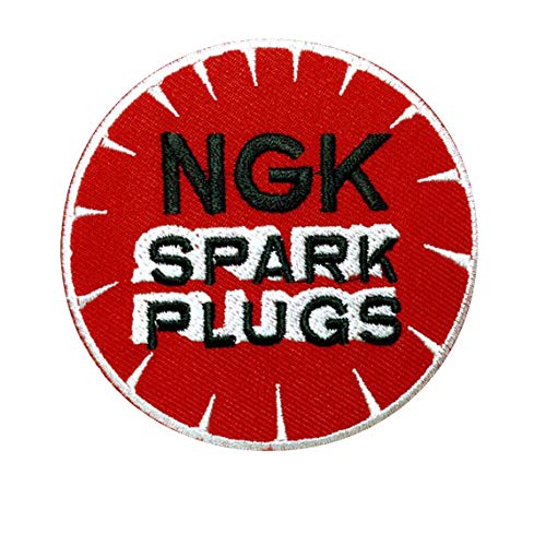 NGK T Sports Racing MOTORSPORT Aufnäher Besticktes Patch zum Aufbügeln Applique Souvenir Zubehör von LipaLipaNa