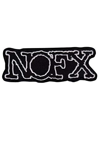 Nofx Silver Punkrock Melodic Hardcore Band_1 Aufnäher Besticktes Patch zum Aufbügeln Applique von LipaLipaNa