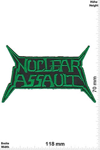 Nuclear Assault - Thrash-Metal-Band Aufnäher Besticktes Patch zum Aufbügeln Applique Souvenir Zubehör von LipaLipaNa