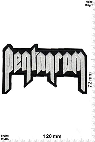 Pentagram - Untergrund-Band Heavy-Metal spider Aufnäher Besticktes Patch zum Aufbügeln Applique Souvenir Zubehör von LipaLipaNa