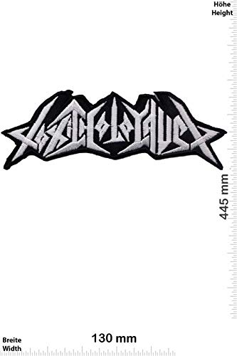 Running Wild Toxic Holocaust Heavy Metal Band Silv Aufnäher Besticktes Patch zum Aufbügeln Applique Running Wild Toxic Holocaust Heavy Metal Band Silv Aufnäher Besticktes Patch zum Aufbügeln Applique von LipaLipaNa
